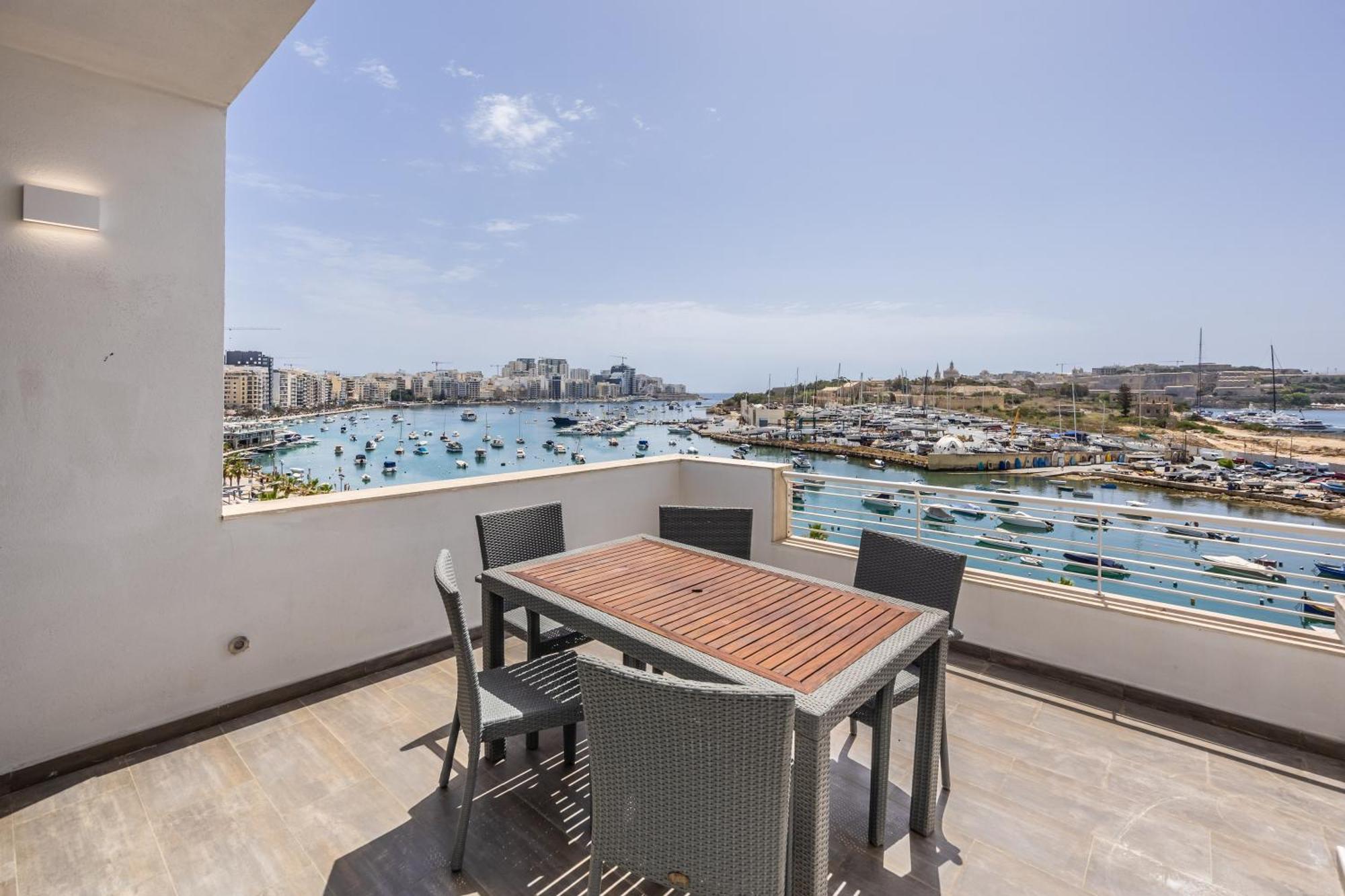 New Duplex Penthouse W Breathtaking Views By Sf Homes Gzira Eksteriør bilde